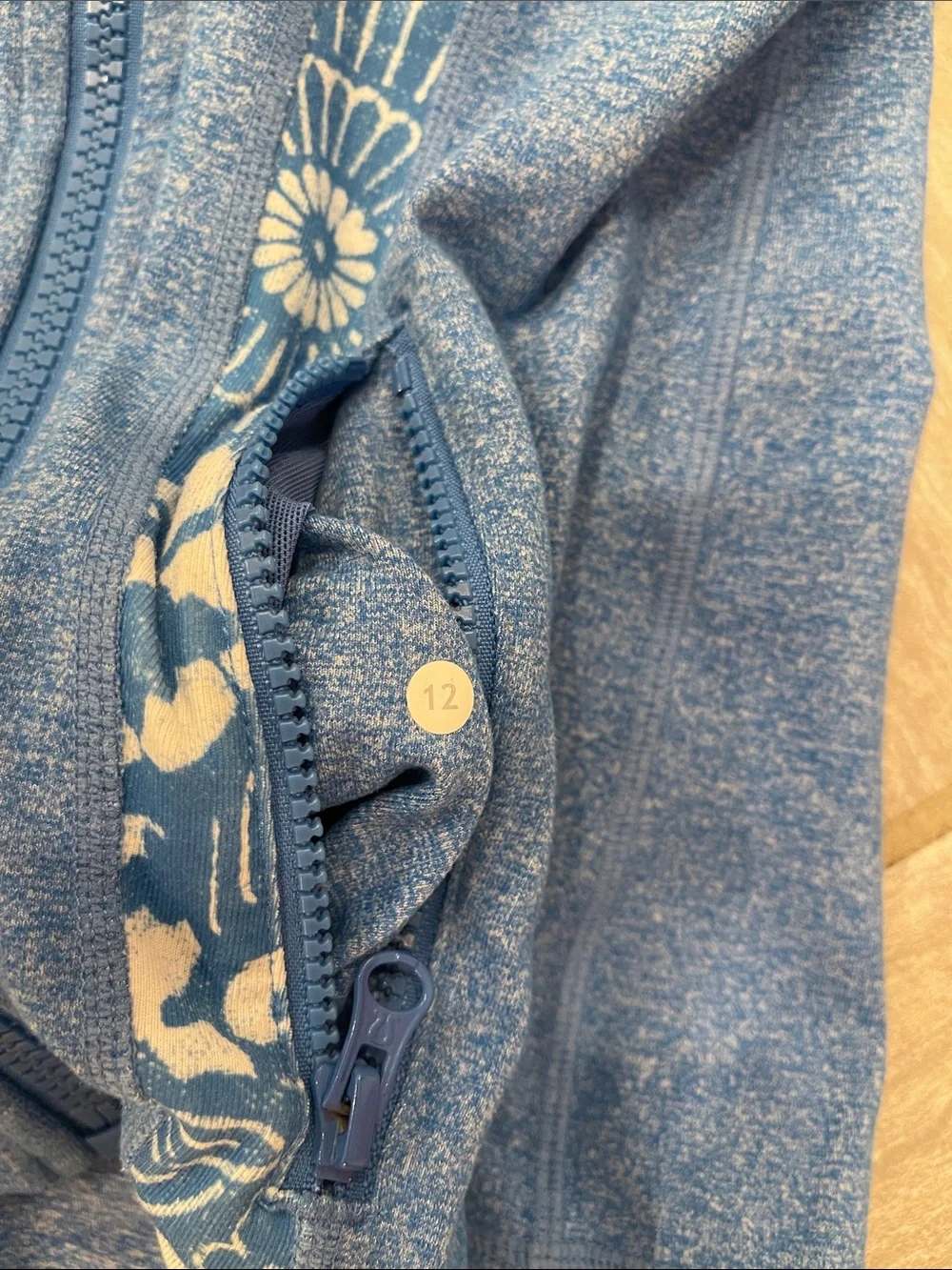 Women’s Lululemon Blue Zip-Front Active Jacket - Picture 2 of 6
